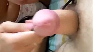 She Ties My Cock With A Rope And Masturbates Me Then Sucks It