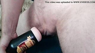 Daddy explores his new toy with intense fucking and cums deep inside.