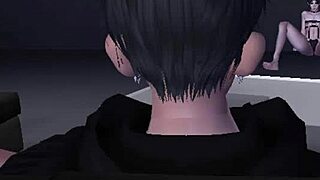 He waited eagerly for his skinny femboy slut to show up. That 3D yaoi porn game chat got steamy fast!