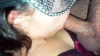 Annual amateur fervent homemade video to natural tits girlfriend deep blowing dick good blowjob