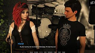 I played through the rock star game, fucking the anime whore with a monster cock.