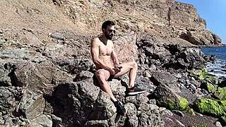 I’m obsessed with these huge cocks in wild outdoor nudist scenes!