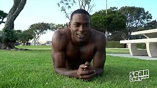 Desmond sucks cock in gay fantasy movie with hunk.