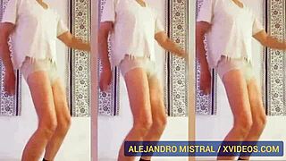 yo, check alejandro mistral rocking white and blue briefs again!
