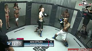 hey blonde slut, how'd you handle the boxing winner's cock?