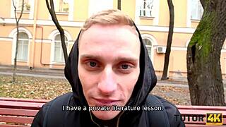 Den här Tutor4k-milfen i kostym gör mig helt galen!