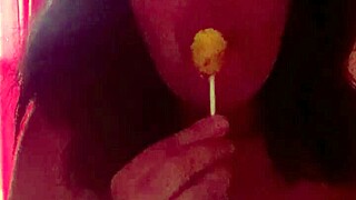 Hot Sexy Nena Shows Big Tits In Lingerie For Cumshot