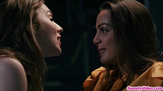 busty teacher facesits her substitute in class