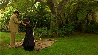 Naughty Couple Feels Intense Orgasm in Enchanted Garden Roleplay