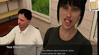 Katie loves teasing in anime style