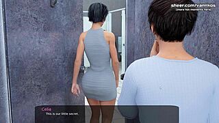 Horny Teacher Seduces Student for Big Dick in Tight Ass Gameplay Milfy City Part 33