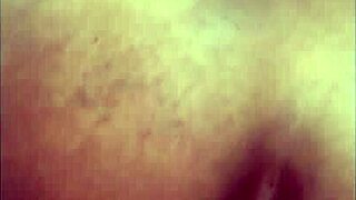 Brazilian amateur rides big cock in doggystyle position.