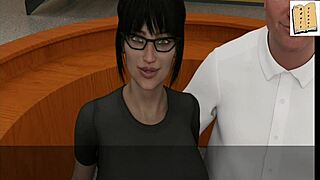 Katie loves teasing in anime style