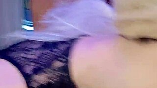 Gorgeous Tgirl Slobbering On That Hard Knob!