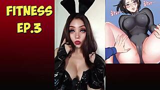 big tits girls sweating in the gym?