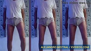 yo, check alejandro mistral rocking white and blue briefs again!