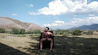 I’m obsessed with these huge cocks in wild outdoor nudist scenes!