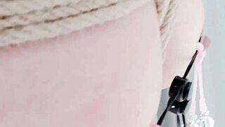 Rough Bondage Forced Orgasm With Dildo