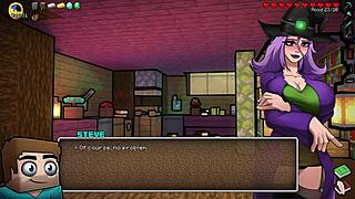 witch cosplay milf rides big tits in horny costume