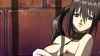 is that lezdom using anal beads on the restrained teen?