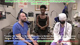 rina arem, the athletic teen, gets a humiliating gyno exam from doctor tampa at tampa university