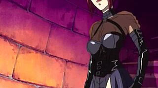 is that lezdom using anal beads on the restrained teen?