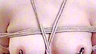 Rough Bondage Forced Orgasm With Dildo
