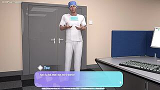 i’m a 50-year-old milf craving orgasm at gyno exam in 3d porn game.