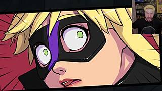 Don't become a super hero, or you'll get face-fucked like the lewd knight.