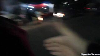 Filipina's Hairy Pussy Drizzles With Thick Cum!