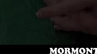 Two cute Mormon teenager ladies pleasure one another