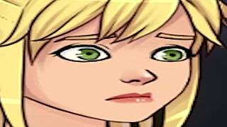 Don't become a super hero, or you'll get face-fucked like the lewd knight.