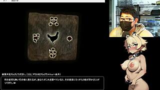 playing escape game live, trying to solve puzzles