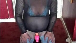 Bi crossdresser loves anal more than anything