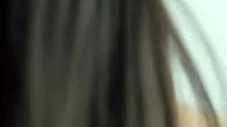 Teen rubs her pussy on large one-eyed monster for orgasm