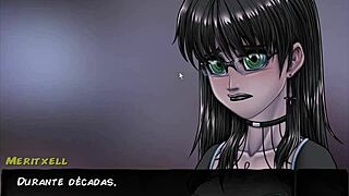 pact with a witch part 8 in anime hentai game with goth big tits and ass