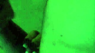 I banged randi wright's shaved pussy outdoors at night