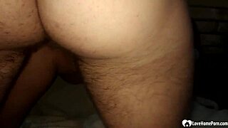 In a homemade hardcore scene, a desirable brunette stepdaughter gets bent over for doggystyle pounding in the ass. She gives a blowjob and receives a creampie from the mature amateur.