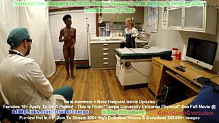 rina arem, the athletic teen, gets a humiliating gyno exam from doctor tampa at tampa university