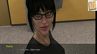 Katie loves teasing in anime style