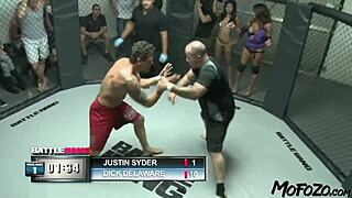 mofozo com brunette model deepthroats big cock then gets facial 😈