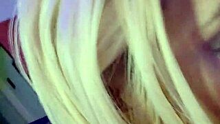 Gorgeous Tgirl Slobbering On That Hard Knob!