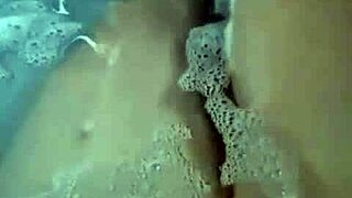 BBW Exposes Her Fat Pussy and Feet in the Tub