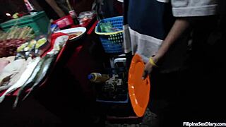 Filipina's Hairy Pussy Drizzles With Thick Cum!