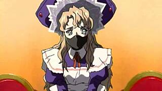 is that lezdom using anal beads on the restrained teen?