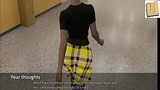 Katie loves teasing in anime style