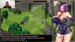 karryn is in prison in this hentai game, with big tits and ass