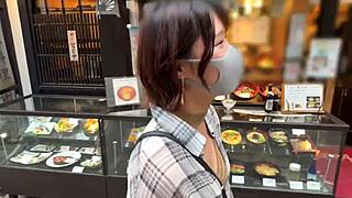 Young beautician SAKI enjoys BLOWJOB and FUCK in Enoshima