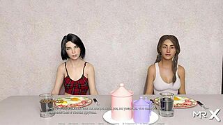 Beautiful bikini pool girls receive acting lessons in 3d hentai game.