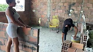 Wow, I’m pounding my chubby boss’s huge slit for the first time and finishing inside!